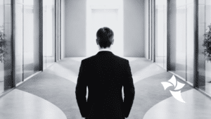 Unternehmer vor Entscheidung – Plattform oder strukturierter Verkaufsprozess bei der Unternehmensnachfolge